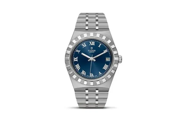 Tudor Royal Date 34 Stainless Steel / Blue - Roman