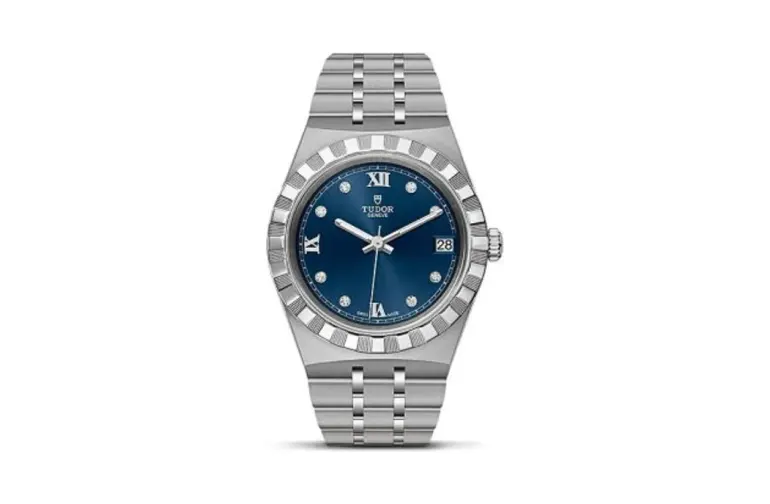 Tudor Royal Date 34 Stainless Steel / Blue - Diamond