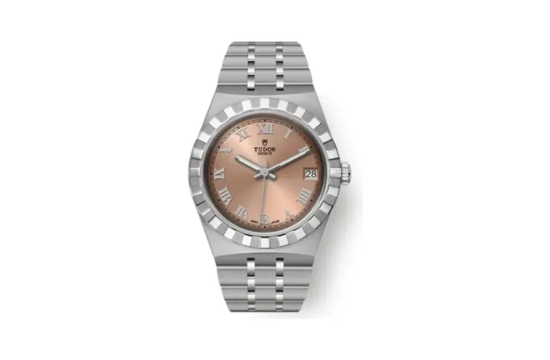 Tudor Royal Date 34 Stainless Steel / Salmon - Roman