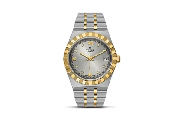 Tudor Royal Date 34 Stainless Steel / Yellow Gold / Silver - Diamond
