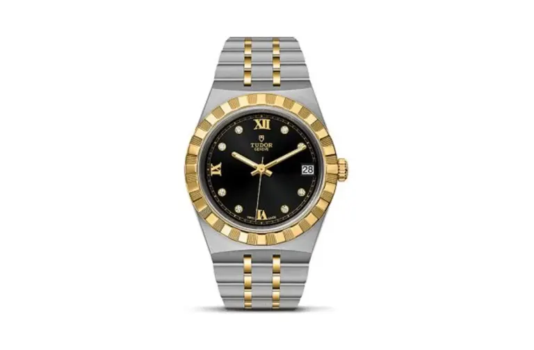 Tudor Royal Date 34 Stainless Steel / Yellow Gold / Black - Diamond