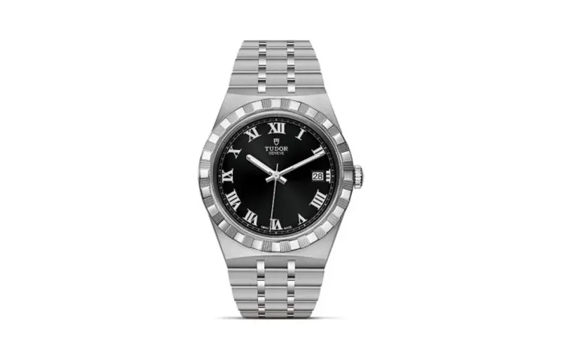 Tudor Royal Date 38 Stainless Steel / Black - Roman