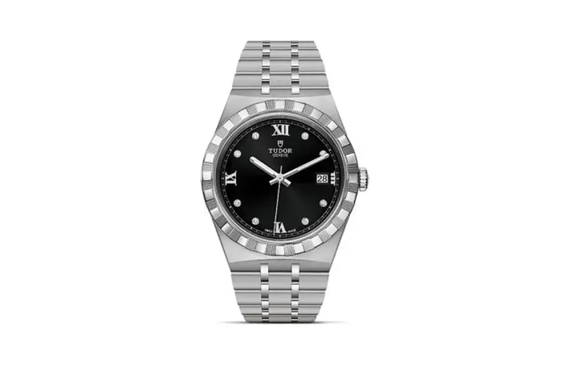 Tudor Royal Date 38 Stainless Steel / Black - Diamond