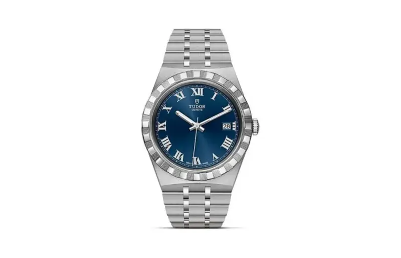 Tudor Royal Date 38 Stainless Steel / Blue - Roman