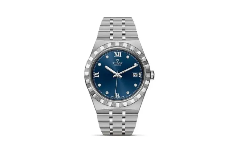 Tudor Royal Date 38 Stainless Steel / Blue - Diamond