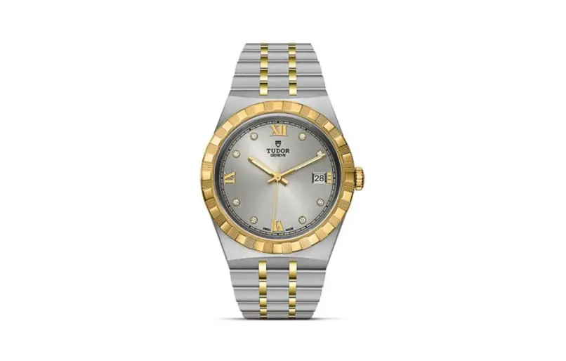 Tudor Royal Date 38 Stainless Steel / Yellow Gold / Silver - Diamond