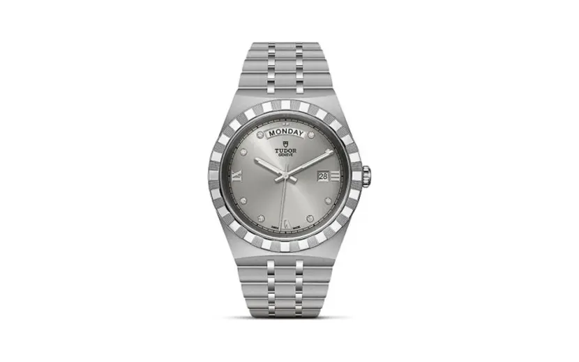 Tudor Royal Day-Date 41 Stainless Steel / Silver - Diamond
