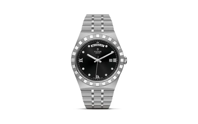 Tudor Royal Day-Date 41 Stainless Steel / Black - Diamond