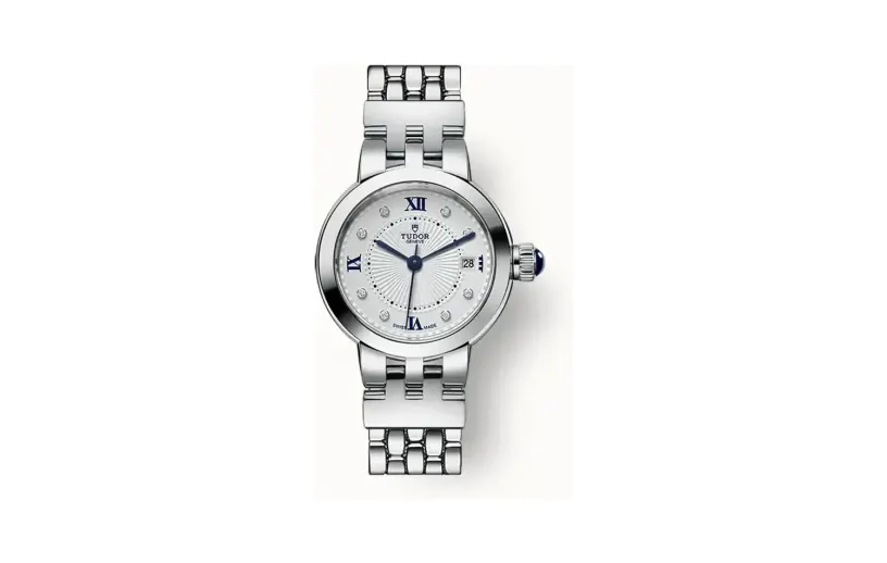 Tudor Clair de Rose, 26mm steel case, Steel bracelet