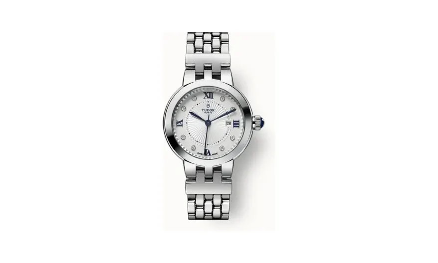 Tudor Clair de Rose, 30mm steel case, Steel bracelet