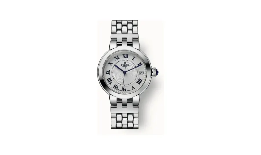 Tudor Clair de Rose, 34mm steel case, Steel bracelet