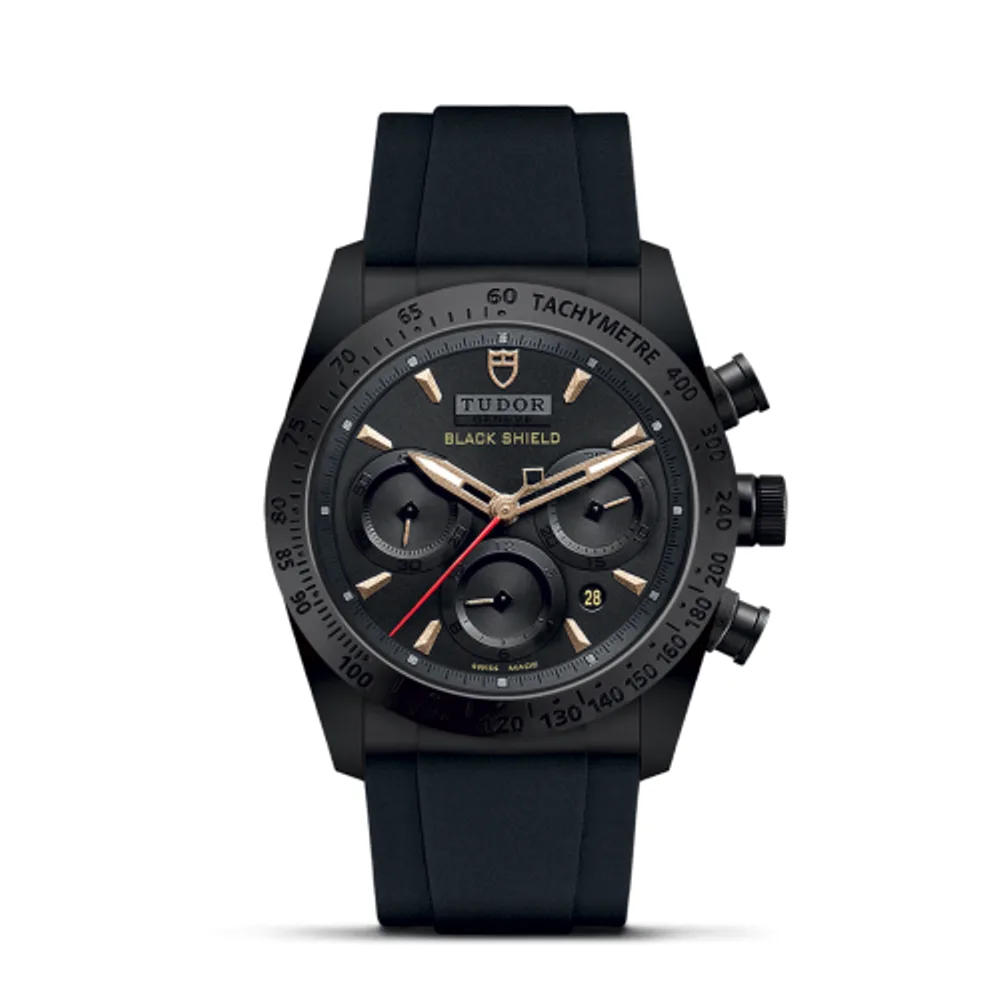 Tudor Fastrider Black Shield Ceramic / Black-Sand / Rubber