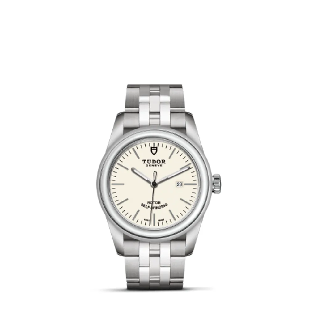 Tudor Glamour Date 31 Stainless Steel / Opaline / Bracelet
