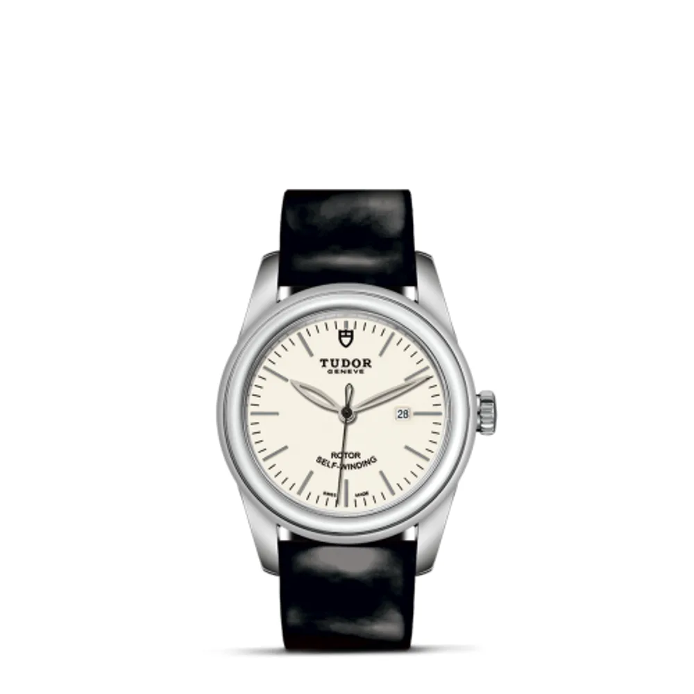Tudor Glamour Date 31 Stainless Steel / Opaline / Strap