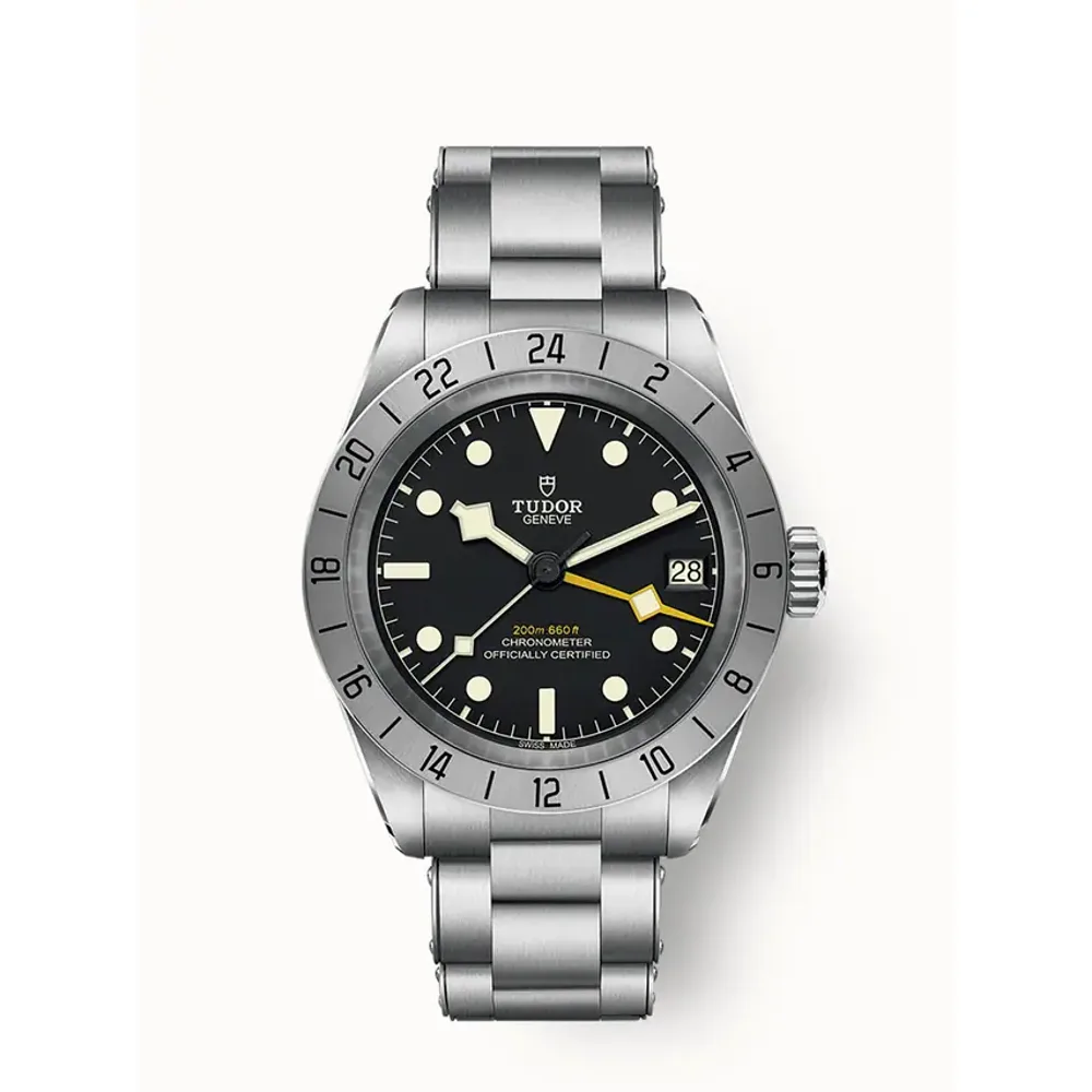 Tudor Black Bay Pro, 39mm steel case, Riveted steel bracelet