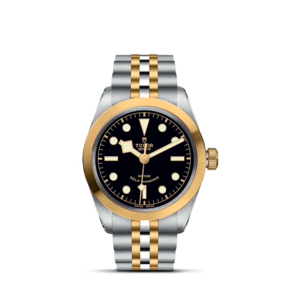 Tudor Heritage Black Bay 36 S&G / Black / Bracelet
