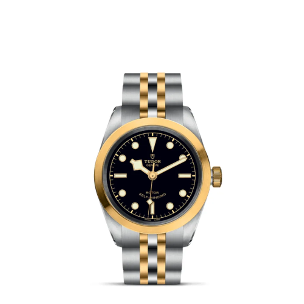 Tudor Heritage Black Bay 32 S&G / Black / Bracelet