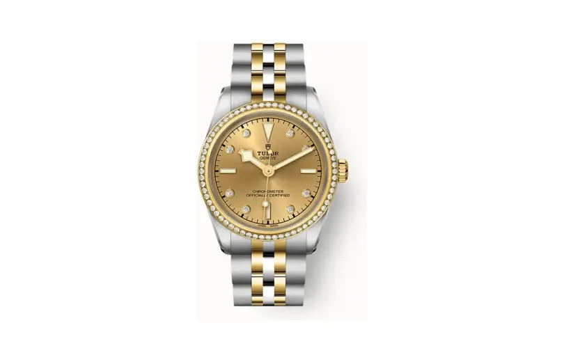 Tudor Black Bay One 31 S&G, 31mm steel case, Diamond-set dial
