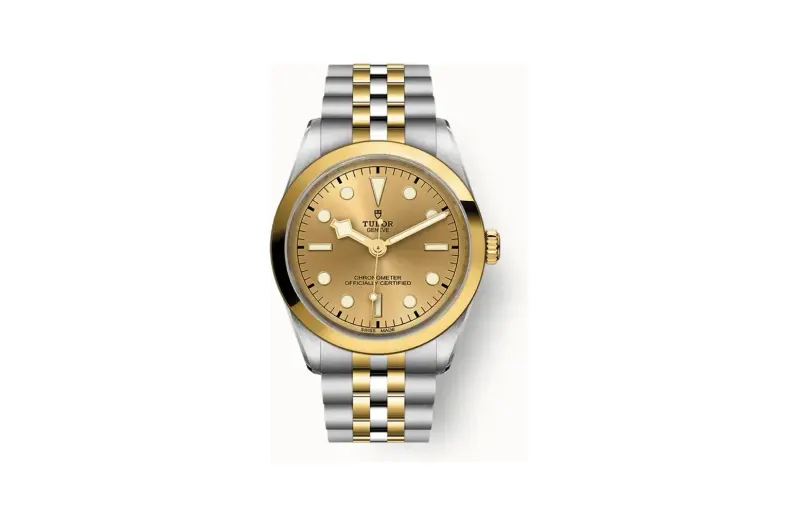 Tudor Black Bay One 36 S&G, 36mm steel and yellow gold case, Yellow gold bezel