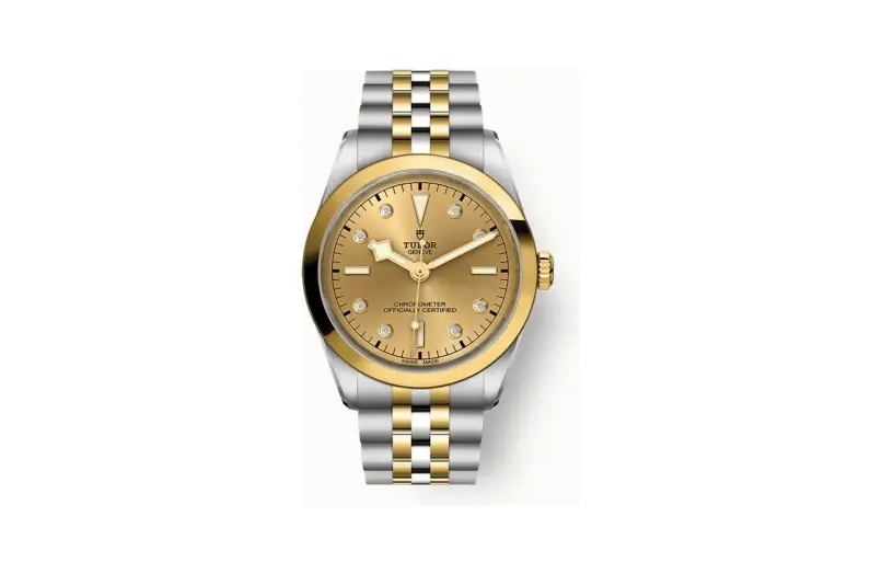 Tudor Black Bay One 36 S&G, 36mm steel and yellow gold case, Diamond-set dial