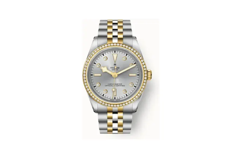 Tudor Black Bay One 36 S&G, 36mm steel and yellow gold case, Diamond-set dial