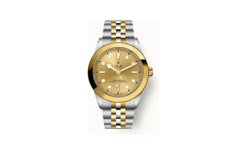 Tudor Black Bay One 39 S&G, 39mm steel case, Yellow gold bezel