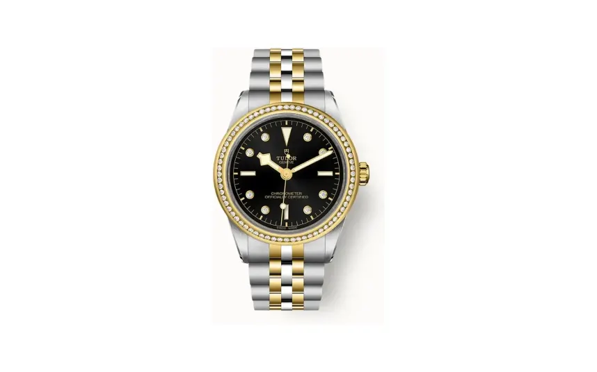 Tudor Black Bay One 39 S&G, 39mm steel case, Diamond-set dial