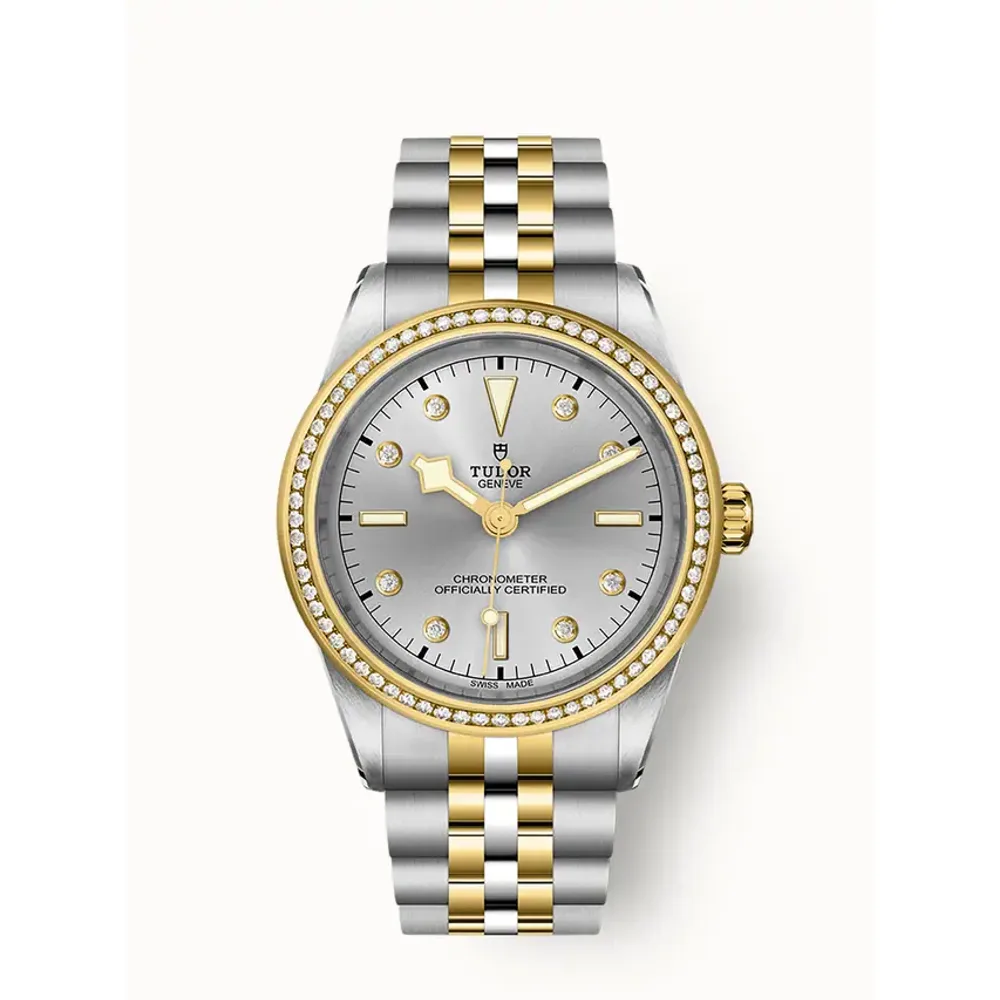 Tudor Black Bay One 39 S&G, 39mm steel case, Diamond-set dial