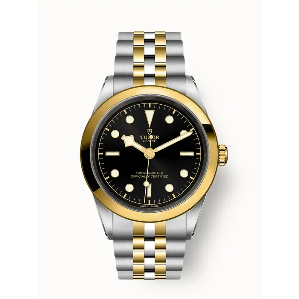 Tudor Black Bay One 41 S&G, 41mm steel case, Yellow gold bezel