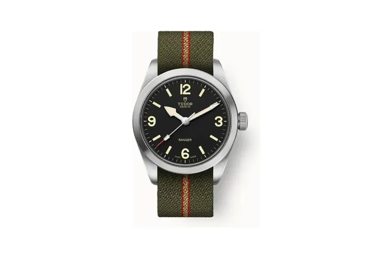 Tudor Ranger, 36mm steel case, Black domed dial