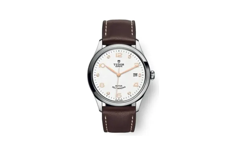 Tudor 1926 39 Stainless Steel / White - Diamond / Strap