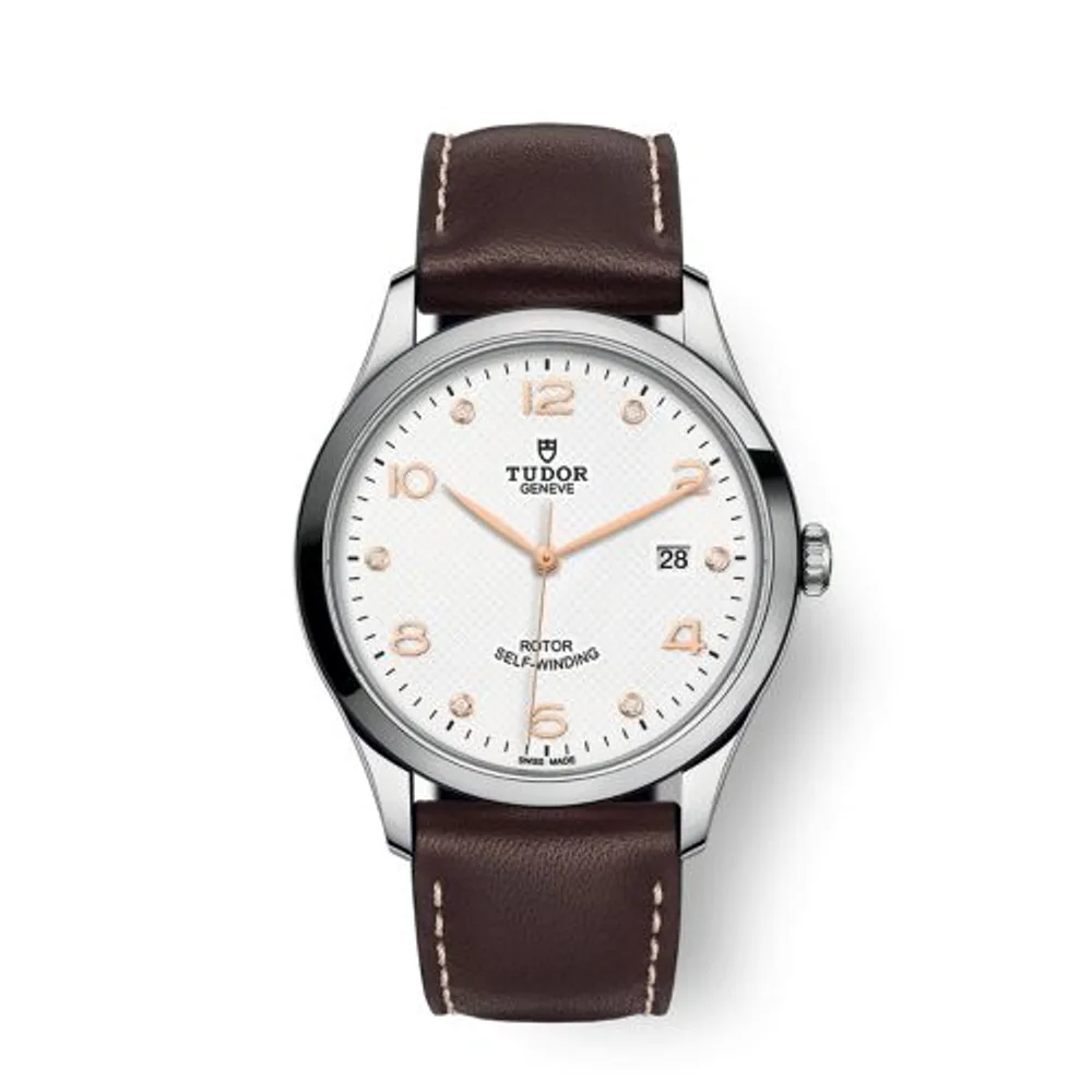 Tudor 1926 41 Stainless Steel / White - Diamond / Strap