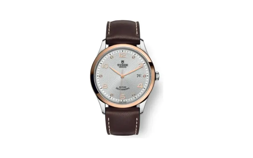 Tudor 1926 41 Stainless Steel / Rose Gold / Silver - Diamond / Strap
