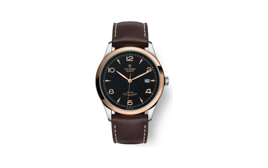 Tudor 1926 41 Stainless Steel / Rose Gold / Black / Strap