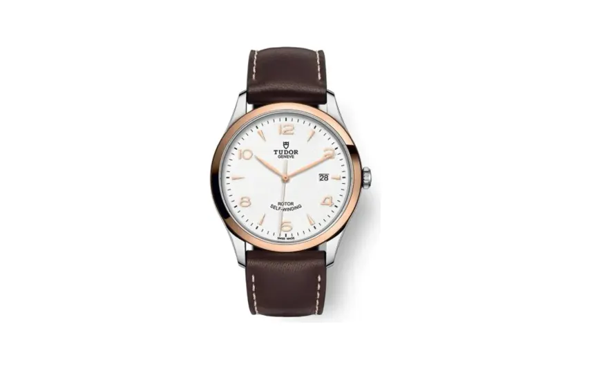 Tudor 1926 41 Stainless Steel / Rose Gold / White / Strap