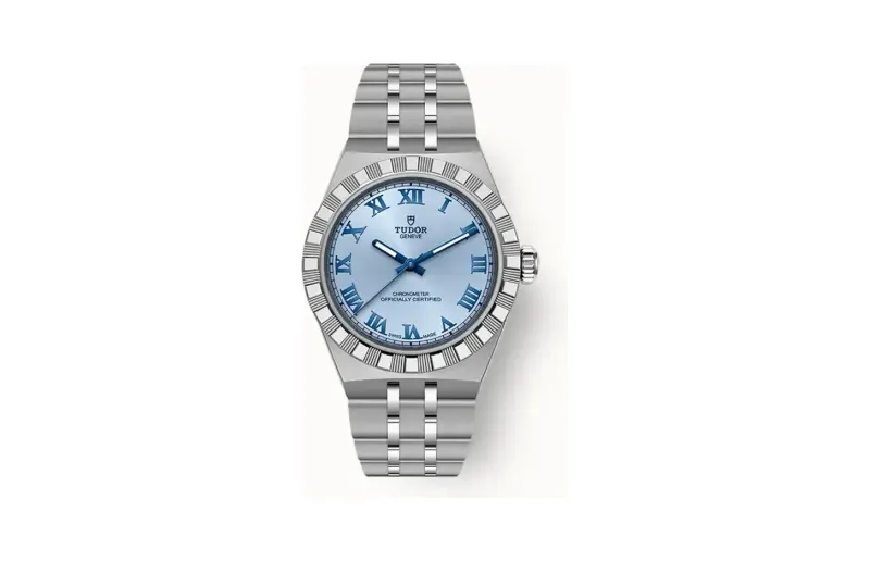 Tudor Royal, 30mm steel case, Light blue dial