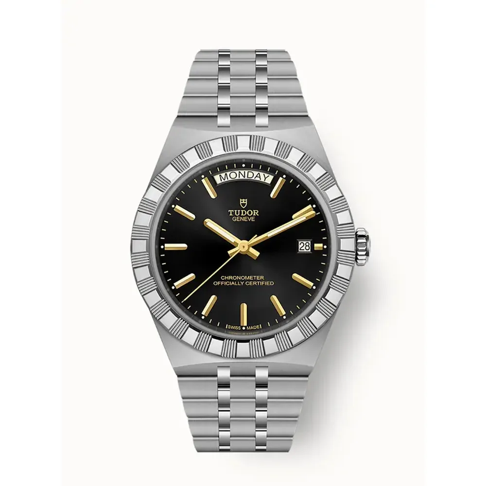 Tudor Royal, 40mm steel case, Black dial