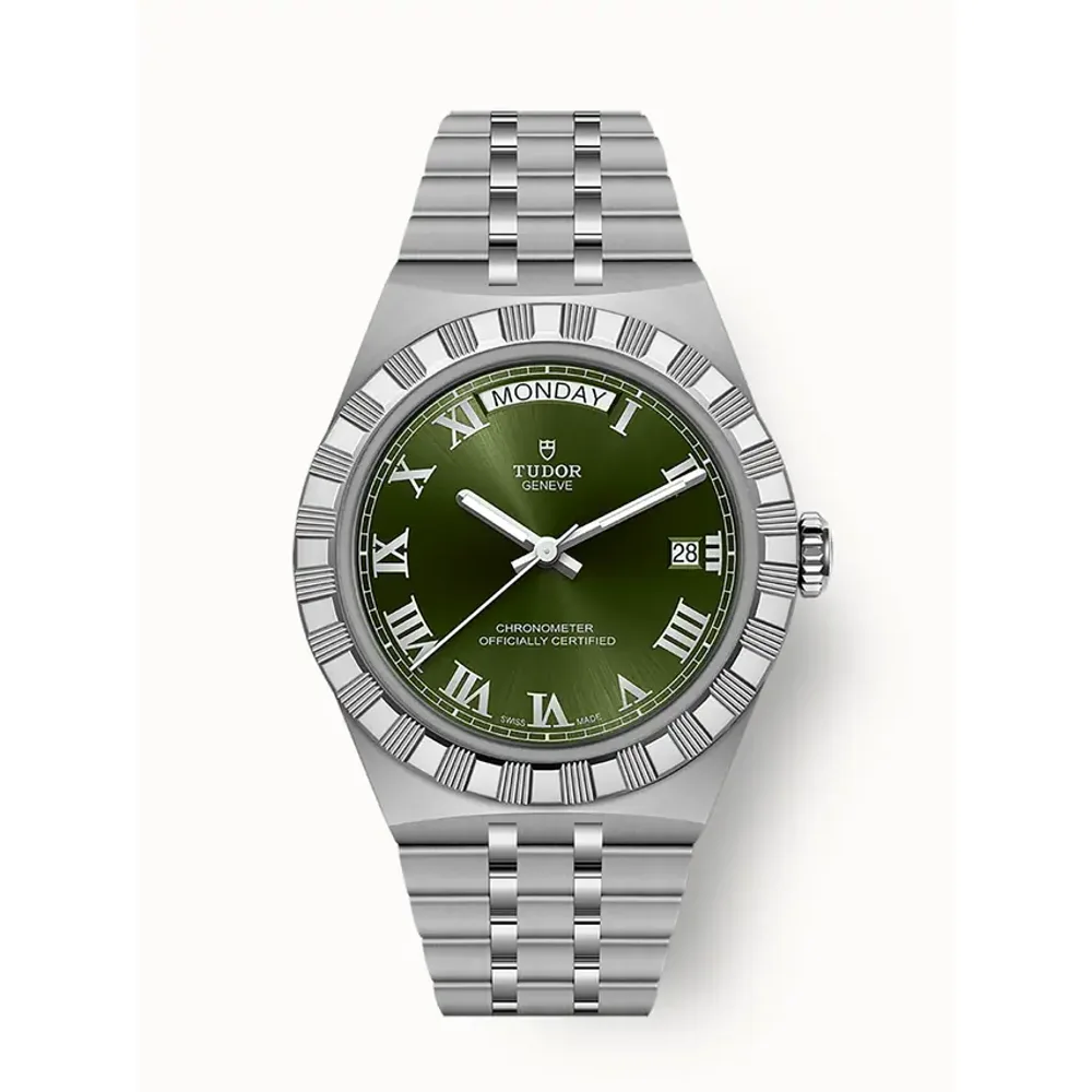 Tudor Royal, 40mm steel case, Green dial