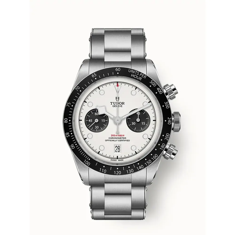Tudor Black Bay Chrono, 41mm steel case, Steel bracelet