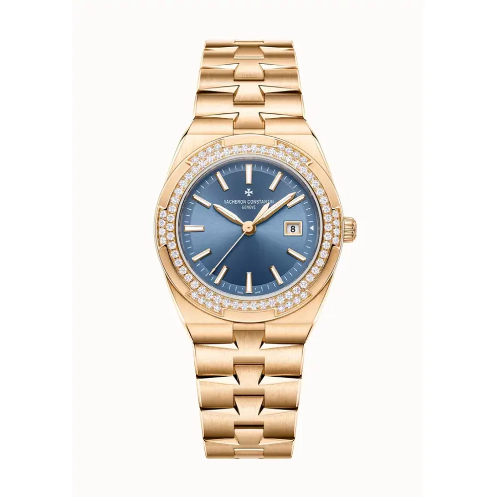 Vacheron Constantin Overseas quartz, 33 mm Pink Gold