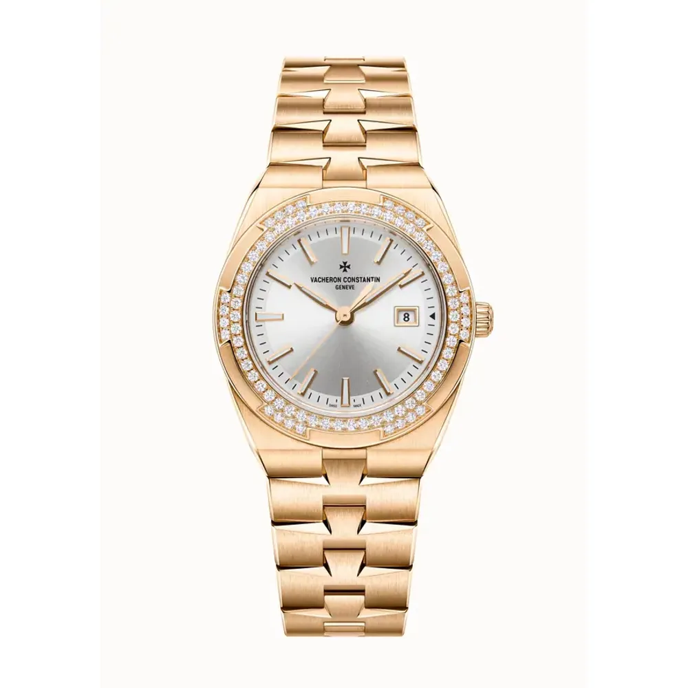 Vacheron Constantin Overseas quartz, 33 mm Pink Gold