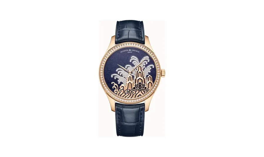 Vacheron Constantin Métiers d’Art Tribute to traditional symbols - Moonlight slivers, 38 mm Pink Gold