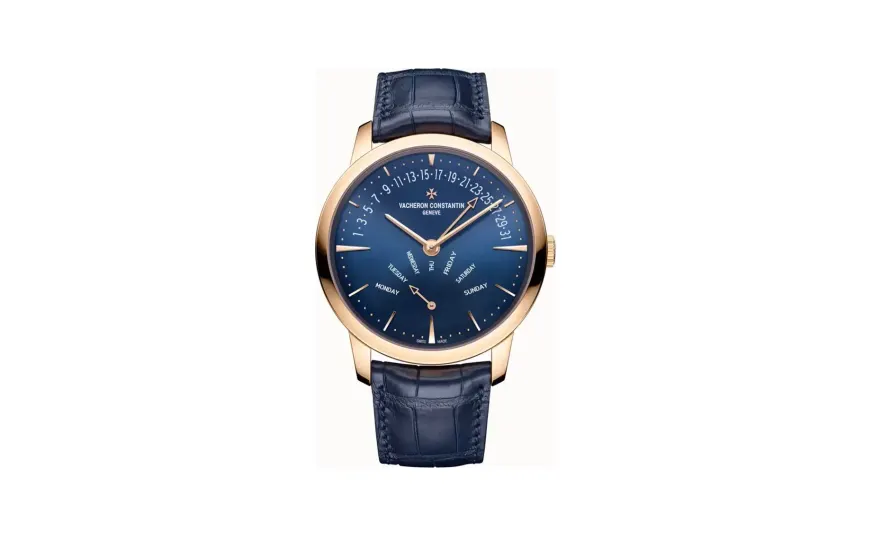Vacheron Constantin Patrimony retrograde day-date, 42.5 mm Pink Gold