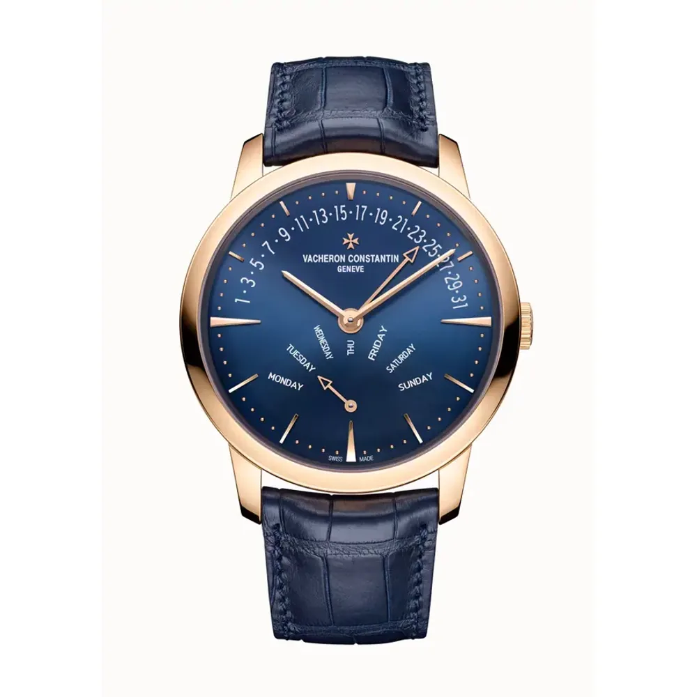 Vacheron Constantin Patrimony retrograde day-date, 42.5 mm Pink Gold