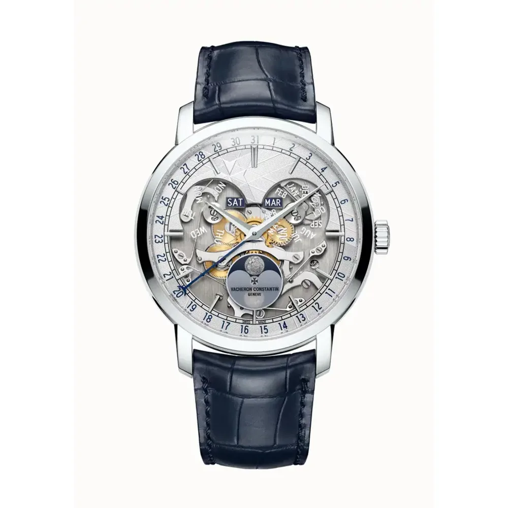 Vacheron Constantin Traditionnelle complete calendar openface, 41 mm Platinum