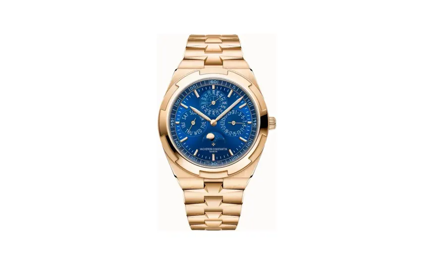 Vacheron Constantin Overseas perpetual calendar ultra-thin, 41.5 mm Pink Gold