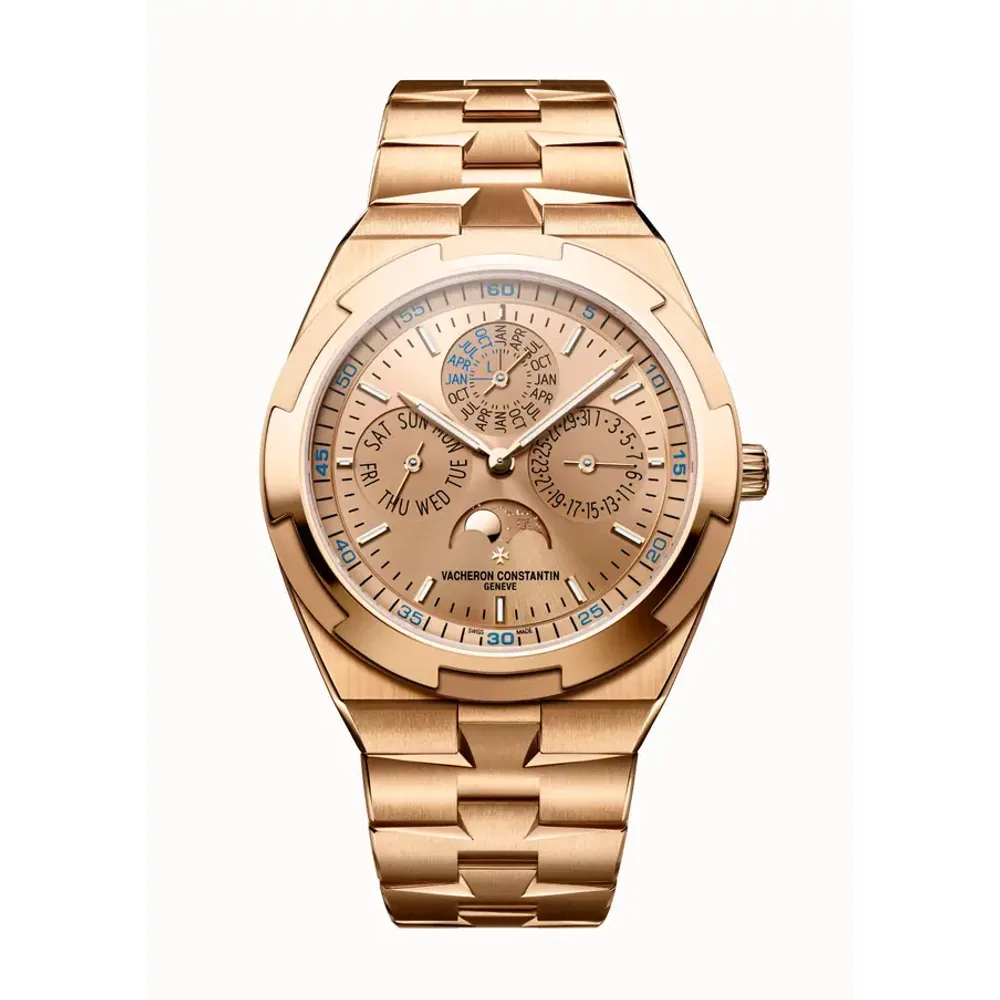 Vacheron Constantin Overseas perpetual calendar ultra-thin, 41.5 mm Pink Gold