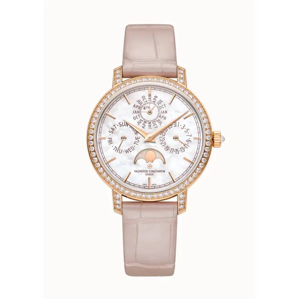 Vacheron Constantin Traditionnelle perpetual calendar ultra-thin, 36.5 mm Pink Gold