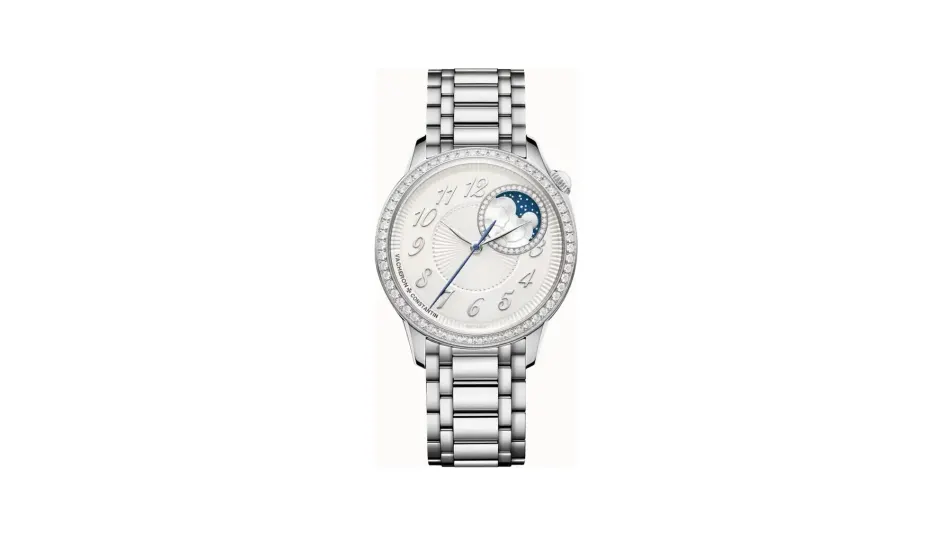 Vacheron Constantin Égérie moon phase, 37 mm Steel