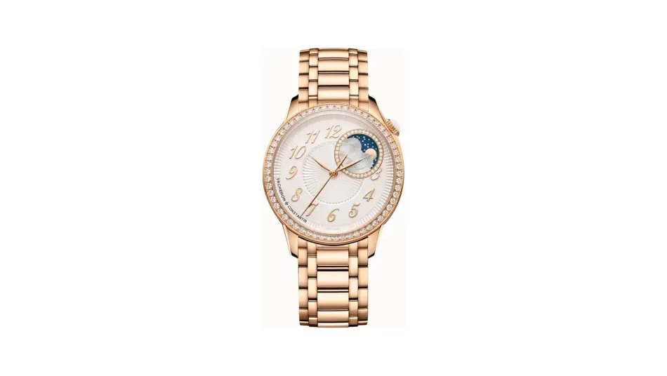 Vacheron Constantin Égérie moon phase, 37 mm Pink Gold